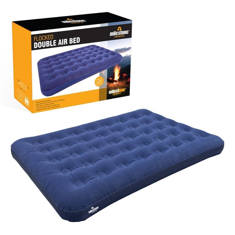 Milestone Airbed Double Flocked