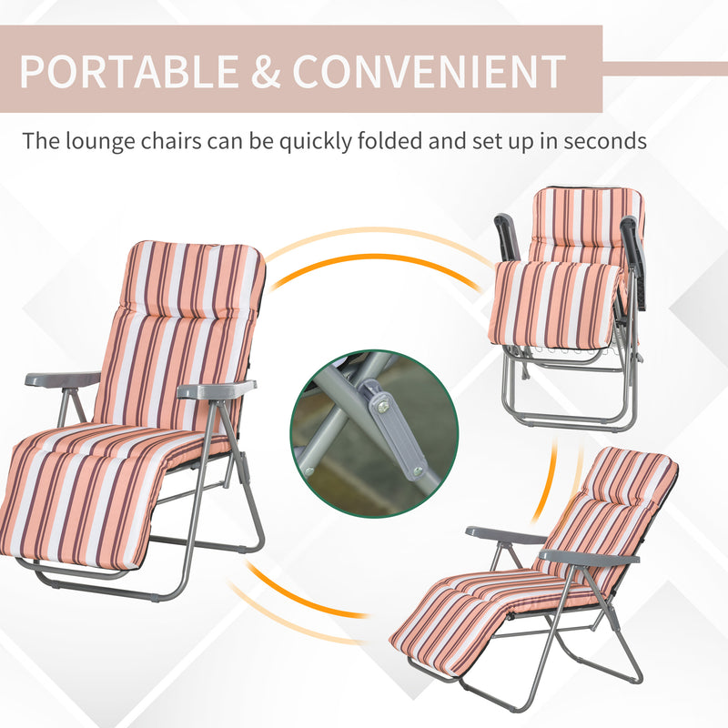 Outsunny Lounge Chair Set