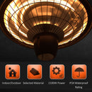 Outsunny Outdoor Electric Heater Halogen 2100W-Black