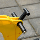 HOMCOM Kids Ride On Pedal Digger Construction Car - Yellow