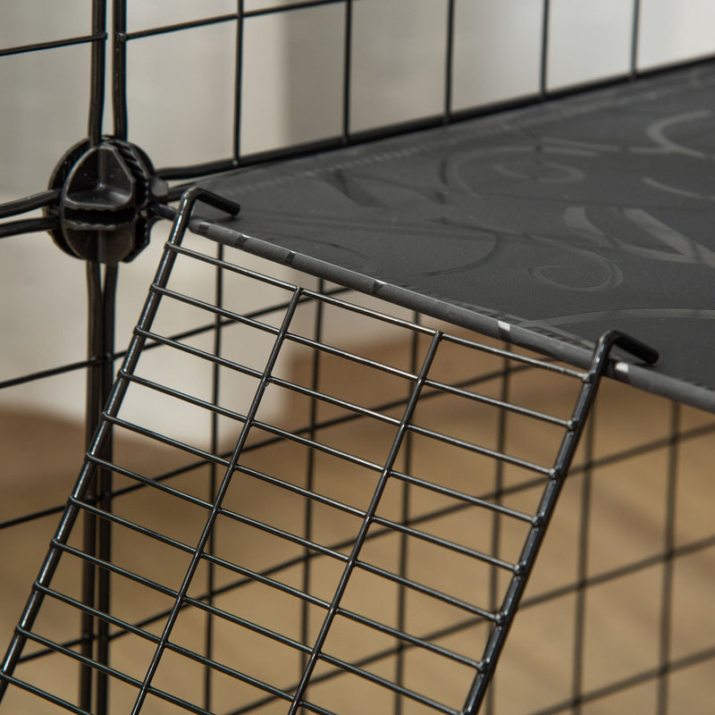 Pawhut Two Door Small Animal Cage