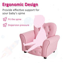 Heart Shaped Kids Sofa Chair - Pink