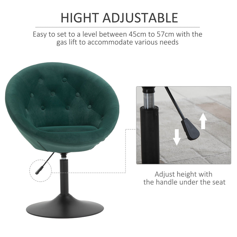 HOMCOM Accent Chair - Green