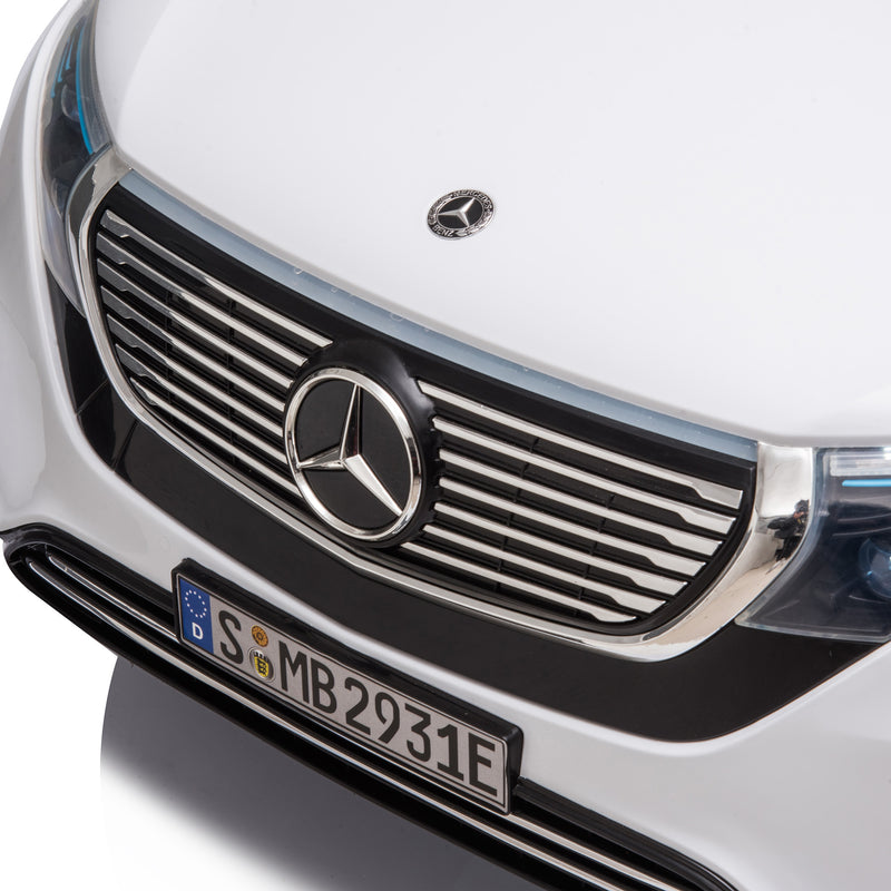 HOMCOM Kids Electric Ride on Mercedes Benz EQC400 12v - White
