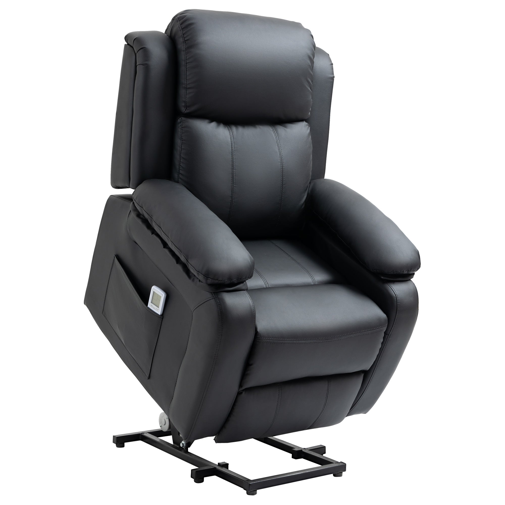 HOMCOM Riser and Recliner Chair Power Lift Reclining Chair with Remote