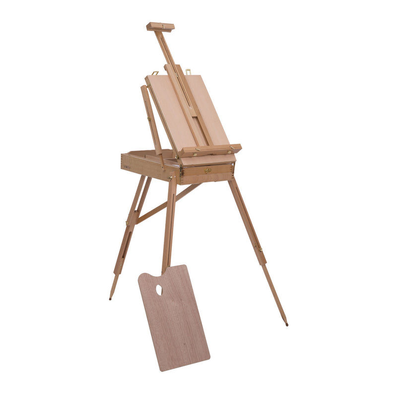 Homcom, Wooden Art Easel Tripod Sketch Artist Painters Craft Portable Folding Drawing Board