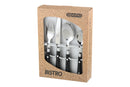 Apollo Cutlery Set Bistro Black 16 Piece