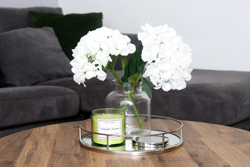 Indulgence Collection Candle  14oz Coloured Glass Jar - Midnight Jasmine