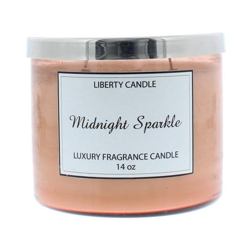 Indulgence Collection Candle  14oz Coloured Glass Jar - Midnight Sparkle