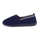 Totes Stripe Full Back Womens Slipper - Navy