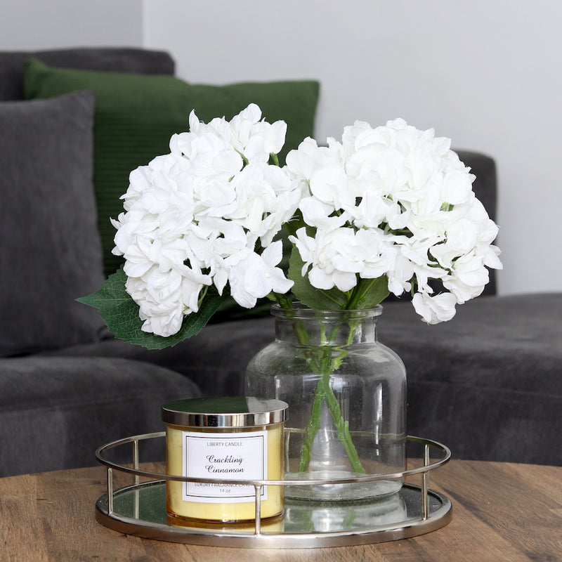 Indulgence Collection Candle  14oz Coloured Glass Jar - Crackling Cinnamon