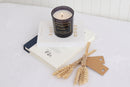 Black Diamond Ambient Candle 7oz Black Glass Jar Lemon Grove