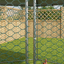 PawHut Walk in Chicken Run with Cover for 10-15 Chickens, Hens, Rabbits, Ducks