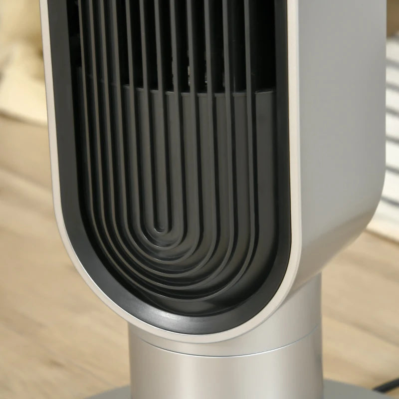 HOMCOM Anion Tower Fan 39" 100cm with 3 Speeds and Timer - Silver