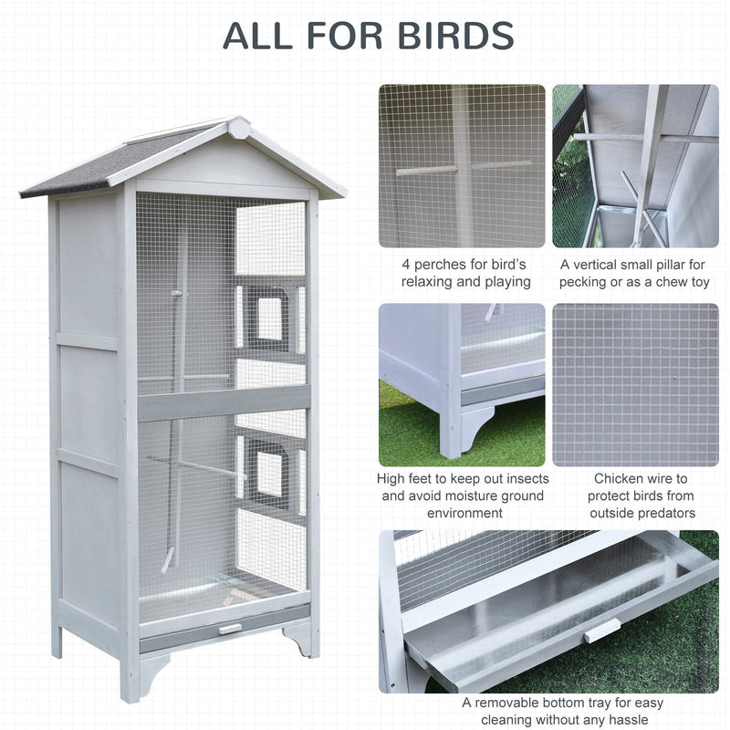 Bird Cage - Grey