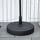 Outsunny Garden Umbrella Base Water Or Sand Filled Weight With Built-In Handle