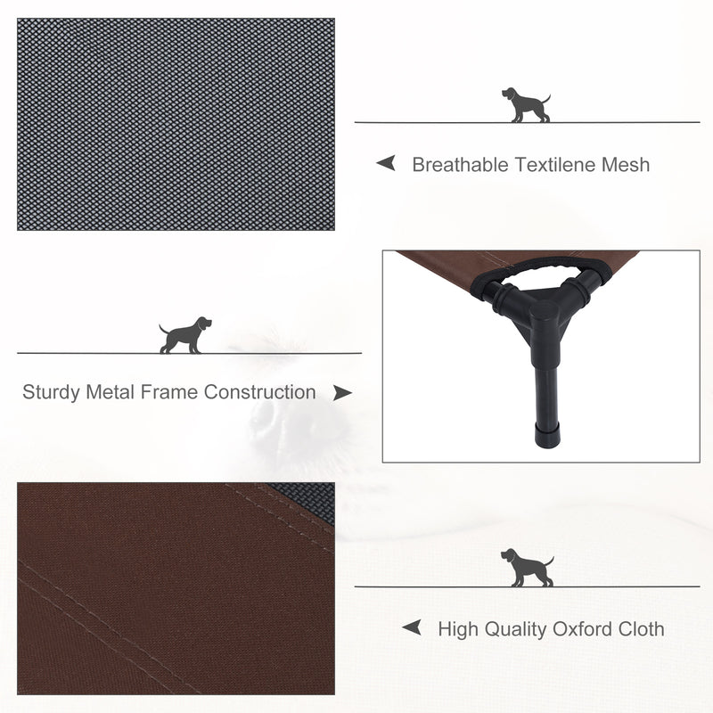 PawHut Pet Bed - Dark Brown