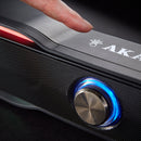 Akai Bluetooth Gaming LED Soundbar Black