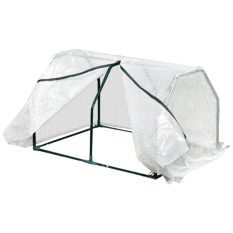 Outsunny 99x71x60cm Mini PVC Cover Steel Frame Greenhouse