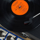 Akai Retro Bluetooth Rechargeable Turntable in Faux Leather Case Black