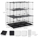 Pawhut  16 Panel Small Animal Cage