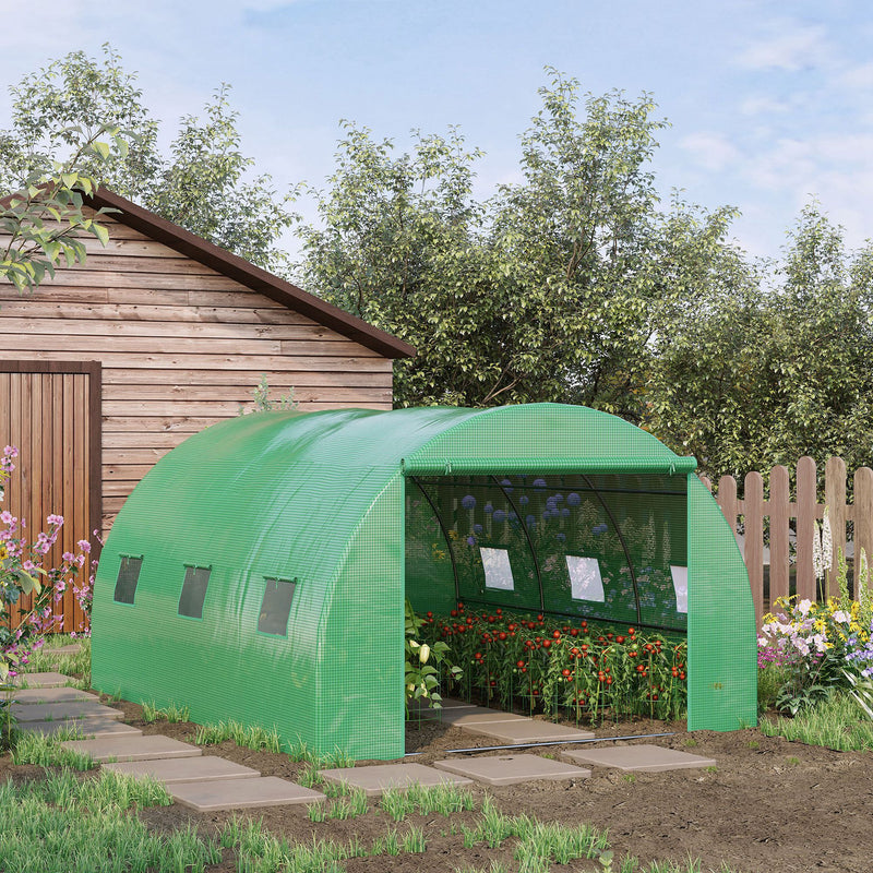 Outsunny Walk-in Tunnel Greenhouse
