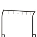 Outsunny 3 Tiered Plant Rack Stand with Hanging Hooks for Indoor Outdoor Use