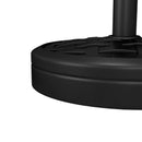 Outsunny 18kg Concrete Parasol Base With Rattan Effect Heavy Duty Umbrella Stand