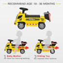Kids Ride on Car Truck with Tipping Bucket - Yellow