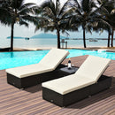 Outsunny Rattan Lounge Set - Natural