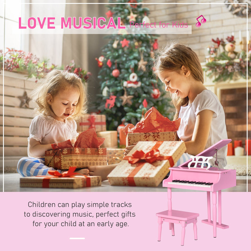 Kids Electronic Keyboard - Included Music Stand & Bench