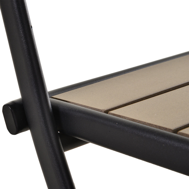 Outsunny Garden Bistro  Set- Black & Brown