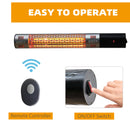 Outsunny Outdoor Wall Mount Electric Halogen Heater 1500W-Black