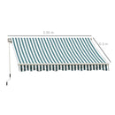 Outsunny Sunshade Awning - Sun-Shielding Canopy
