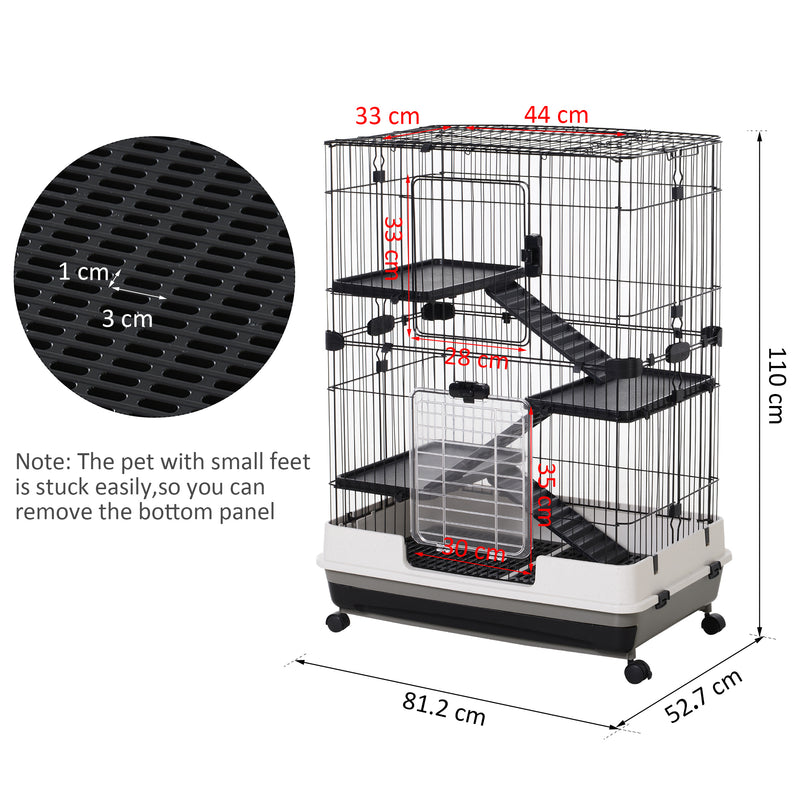 Pawhut Multi-Level Small Animal Cage