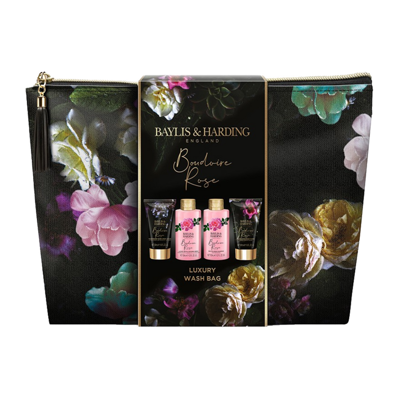 Baylis & Harding Toiletry Bag Make Up Boudoire Rose Printed Gift Xmas Present