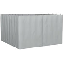 Outsunny 3 x 4(m) Universal Gazebo Replacement Sidewall Set w/ 4 Panels, Grey