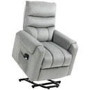 HOMCOM Power Lift Chair, Rise And Recliner Chair With Remote Control, Grey