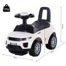 Baby 3 in 1 Rider on Car - White