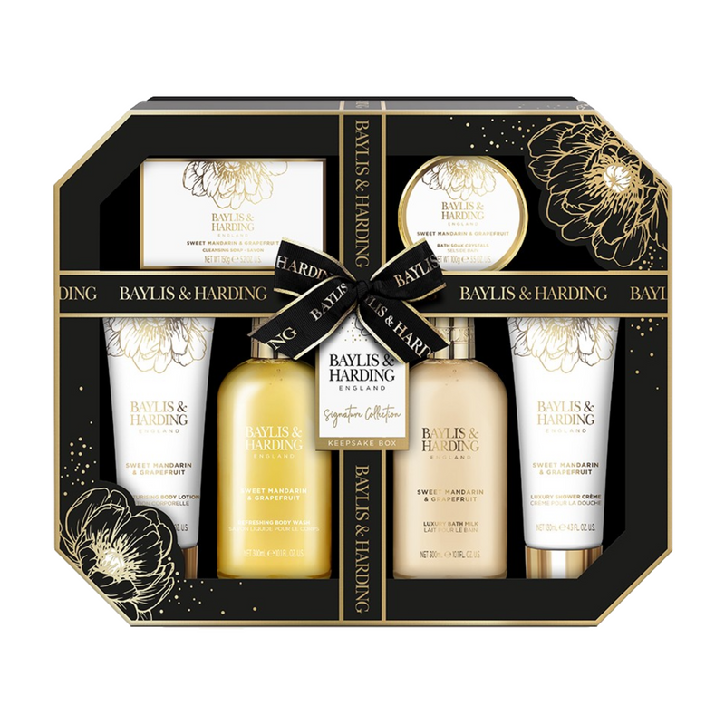 Baylis & Harding Tray Set Sweet Mandarin and Grapefruit Scented Gift Present