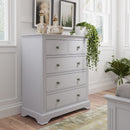 Keswick Moonlight Grey  Chest of Drawers 2 Over 3 80 x 40 x 95 cm