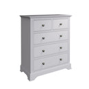 Keswick Moonlight Grey  Chest of Drawers 2 Over 3 80 x 40 x 95 cm