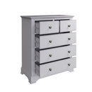 Keswick Moonlight Grey  Chest of Drawers 2 Over 3 80 x 40 x 95 cm