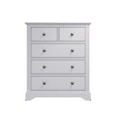 Keswick Moonlight Grey  Chest of Drawers 2 Over 3 80 x 40 x 95 cm