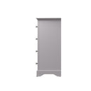 Keswick Moonlight Grey  Chest of Drawers 2 Over 3 80 x 40 x 95 cm