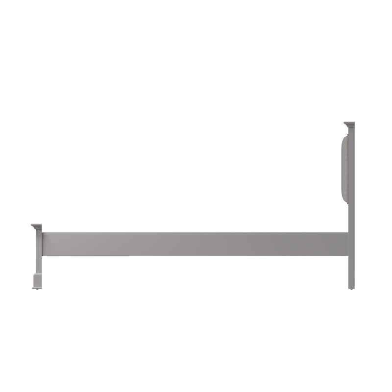 Keswick Moonlight Grey  Bed 3' Single 104 x 205.5 x 105 cm