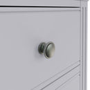 Keswick Moonlight Grey  Chest of 5 Drawers - Narrow 50 x 36 x 115 cm