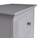 Keswick Moonlight Grey  Chest of 5 Drawers - Narrow 50 x 36 x 115 cm
