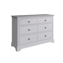 Keswick Moonlight Grey  Chest of 6 Drawers 115 x 40 x 78 cm