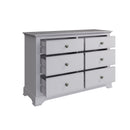 Keswick Moonlight Grey  Chest of 6 Drawers 115 x 40 x 78 cm